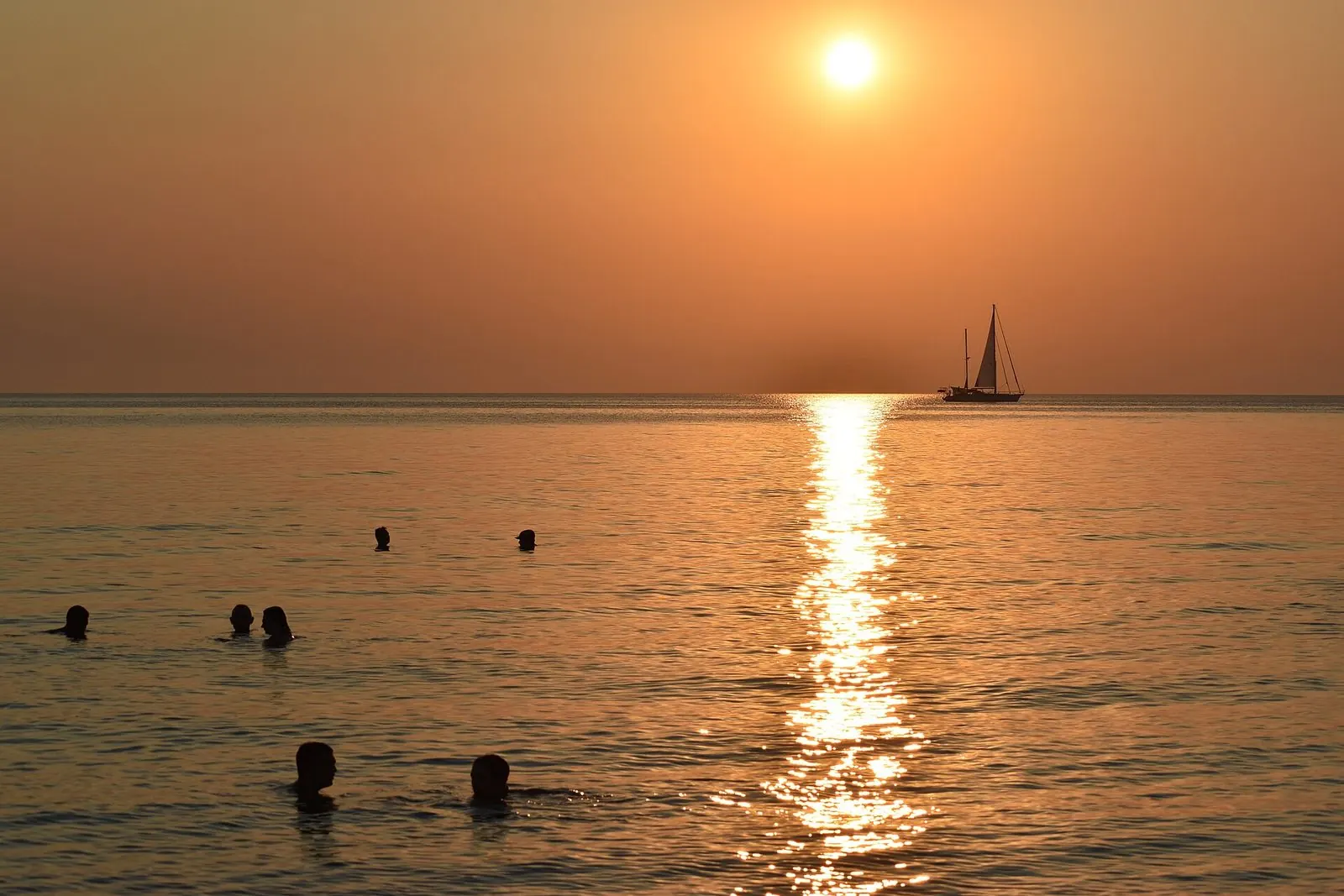 Sunset run, Marsamxett at Sliema Creek